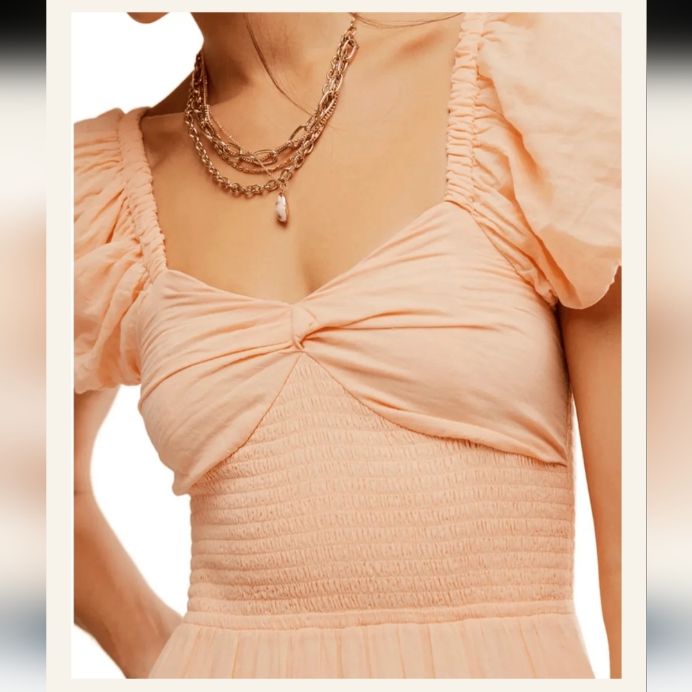 Free People Sundrenched Maxi Almost Apricot XS - Picture 2 of 12